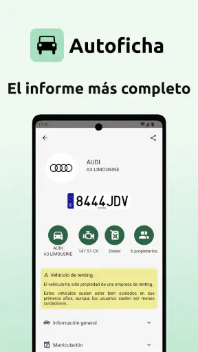 Autoficha - Informe DGT screenshot