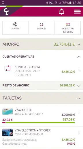 Banca Móvil LABORAL Kutxa screenshot