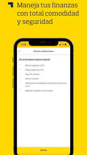 Banco Pichincha España screenshot