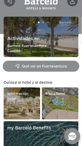 Barceló Hotel Group screenshot