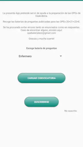 Batería Osakidetza screenshot