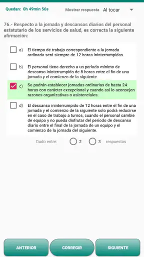 Batería Osakidetza screenshot