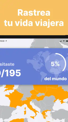 been: marcar países visitados screenshot