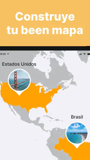 been: marcar países visitados screenshot