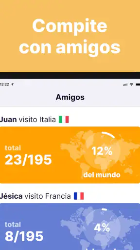 been: marcar países visitados screenshot