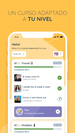 BeeSpeaker Aprende inglés screenshot