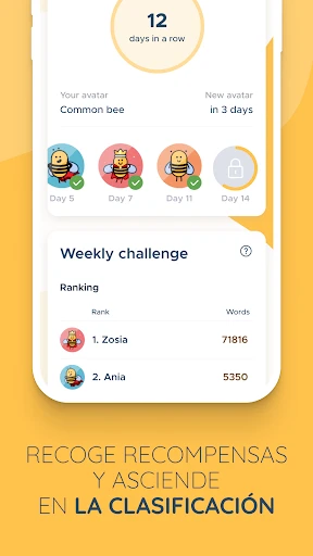 BeeSpeaker Aprende inglés screenshot