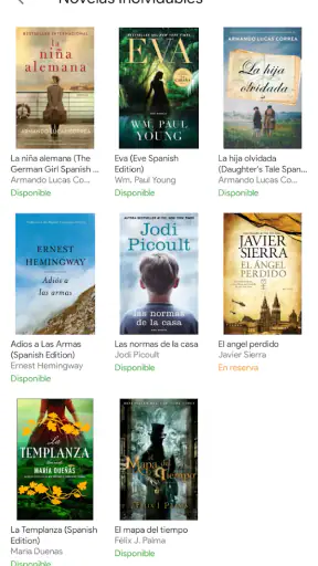 Biblio-e Instituto Cervantes screenshot