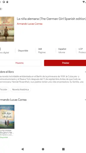 Biblio-e Instituto Cervantes screenshot