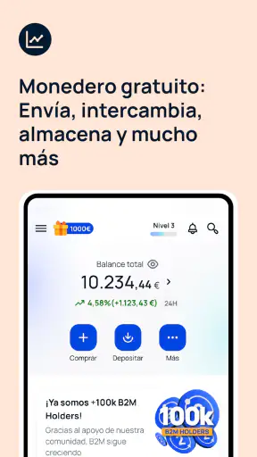 Bit2Me - Crypto y Acciones screenshot