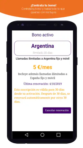 Blablablapp llamadas baratas screenshot