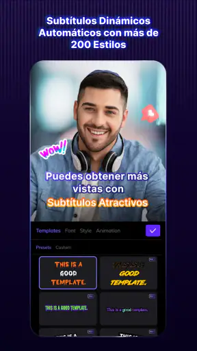 Blink Captions by Vozo AI screenshot