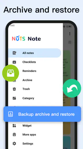 Bloc de notas, Notas, Cuaderno screenshot