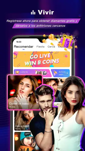 BuzzCast - Live Video Chat App screenshot