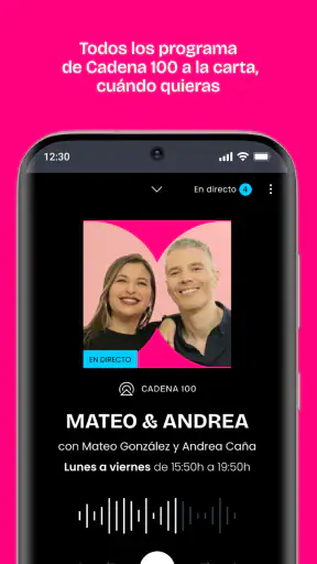 CADENA 100 screenshot