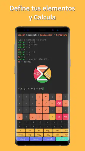 Calculadora Científica Scalar screenshot