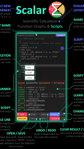 Calculadora Científica Scalar screenshot