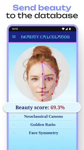 Calculadora y escala belleza screenshot