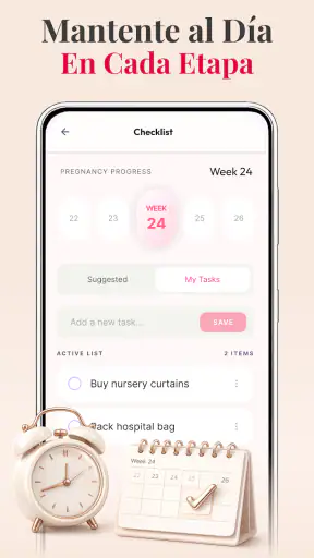 Calendario de Embarazo Semanal screenshot