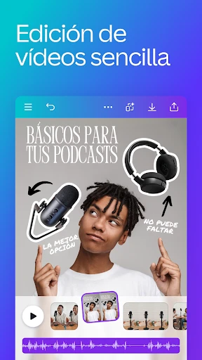 Canva: Diseño IA, foto y vídeo screenshot