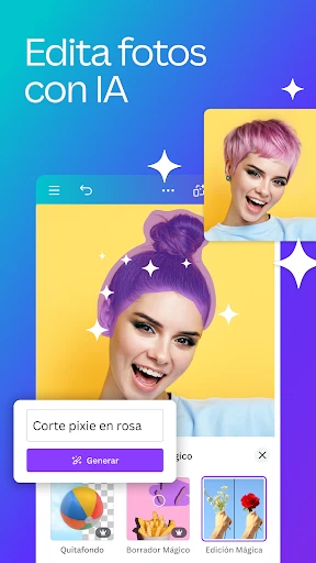 Canva: Diseño IA, foto y vídeo screenshot