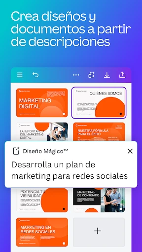 Canva: Diseño IA, foto y vídeo screenshot
