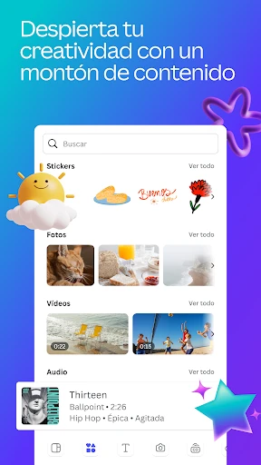 Canva: Diseño IA, foto y vídeo screenshot