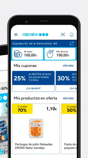 Caprabo screenshot