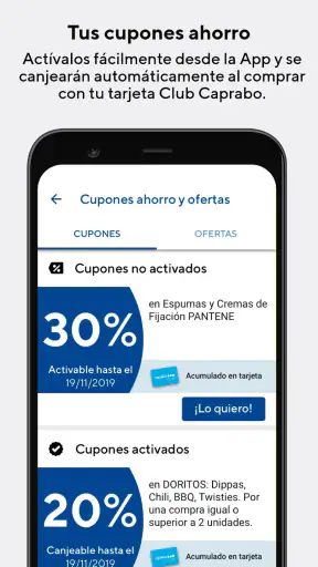 Caprabo screenshot