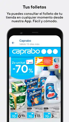 Caprabo screenshot