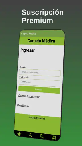 CarpetaMédica Historia Clínica screenshot