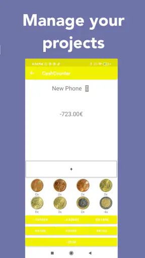 CashCounter: contador de euros screenshot