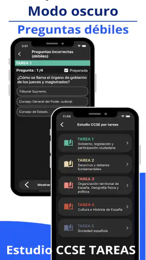 CCSE Examen Nacionalidad screenshot