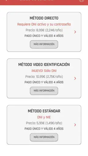 Certificado Digital con DNI screenshot