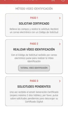 Certificado Digital con DNI screenshot