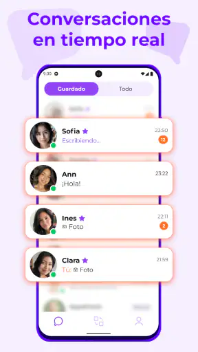 Chat en Línea: Talkie Live screenshot