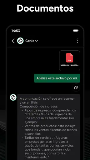 IA Chatbot en Español – Genie screenshot