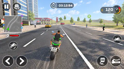 City Gangster Bike Driving 3D screenshot