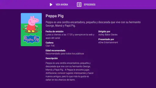 Clan RTVE Android TV screenshot
