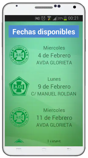 Clínicas ADI screenshot