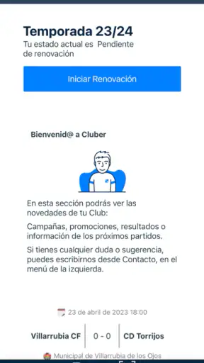 Cluber screenshot