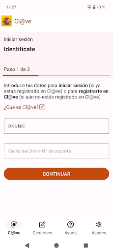 Cl@ve screenshot