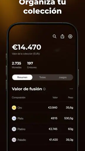 CoinSnap - Valores de Monedas screenshot