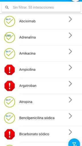 Compatibilidad fármacos IV Lit screenshot