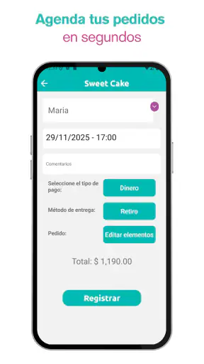 Confitería - agenda screenshot