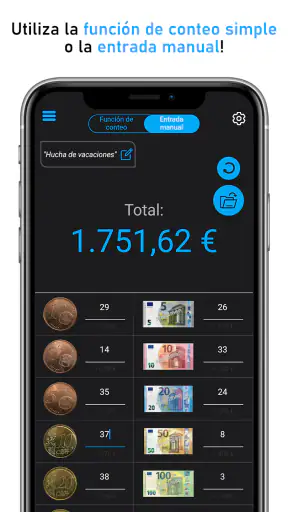 Contador de Dinero y Monedas screenshot