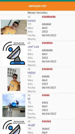 Control Mensualidades screenshot