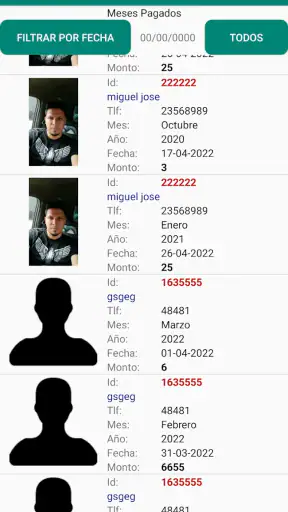 Control Mensualidades screenshot