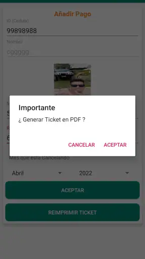 Control Mensualidades screenshot