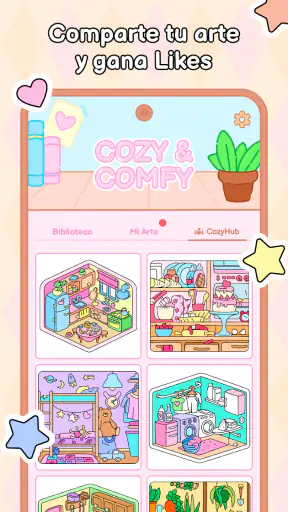 Cozy Home: Comfy Coloring Book screenshot